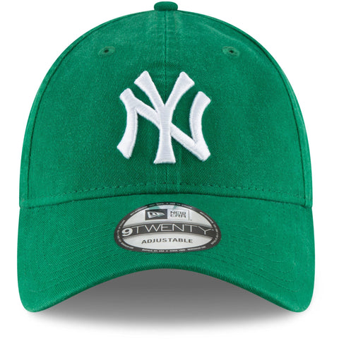 New Era MLB Core Classic 9TWENTY Adjustable Hat Cap One Size Fits All (New York Yankees Green)
