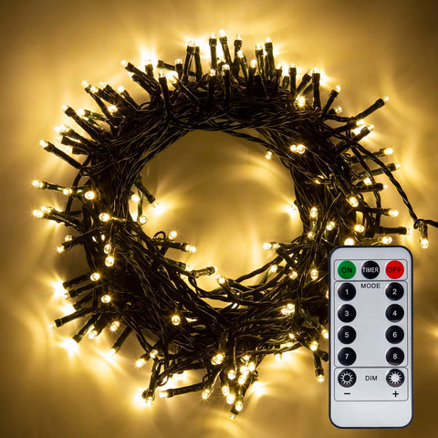 Uten Christmas Fairy String Lights 30M 300 LED Strips Warm White Festival Decorations Party Wedding Indoor Outdoor