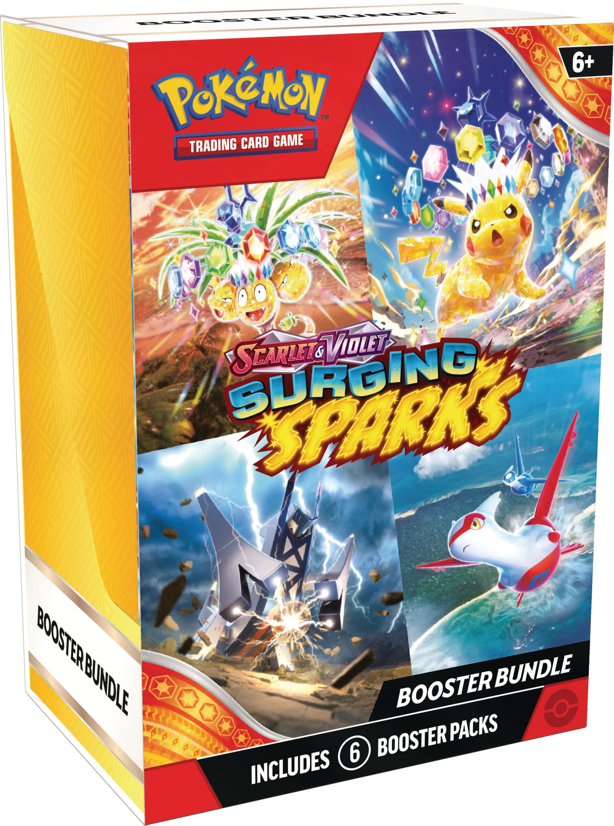 PokÃ©mon TCG: Scarlet & Violet-Surging Sparks Booster Bundle (6 Booster Packs)