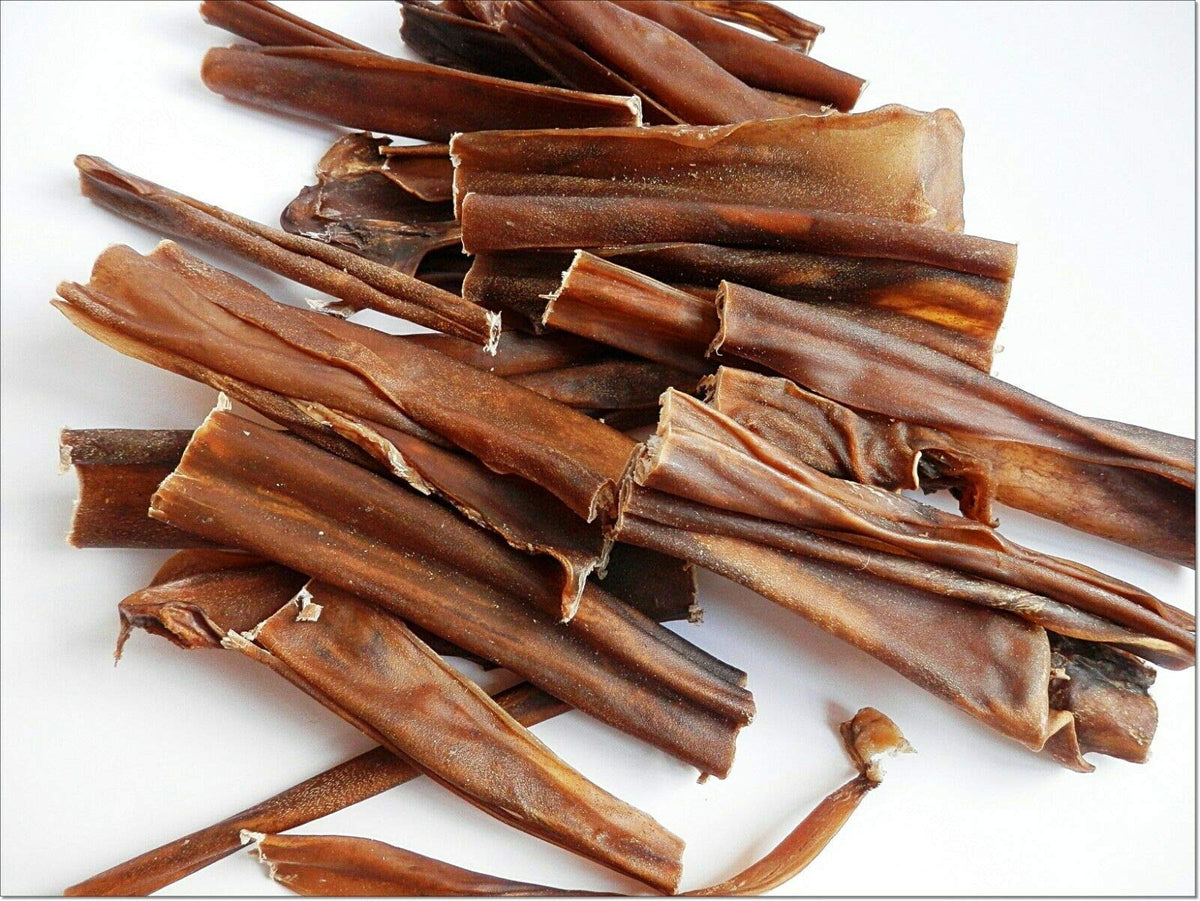 DriedDogTreats - Dried cut 15cm ROE VENISON SKIN - treats chews snacks 100% NATURAL long lasting