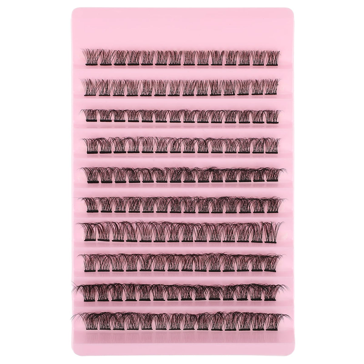 WLLHYF Eyelash Extension Kit 140Pcs Lash Clusters DIY Lash Extension Kit 8-16MM Mix D Curl Individual Eyelashes Kit for Lash Extension Professional and Beginners