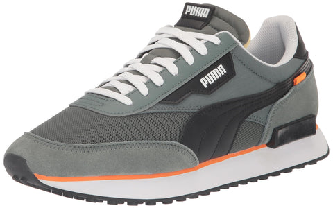 PUMA Men's FUTURE RIDER CORE Sneaker, Balsam Green-Puma White, 14