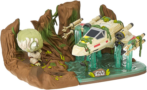 Funko Pop! Deluxe: Yoda Lifting X-Wing, Galactic Convention Exclusive
