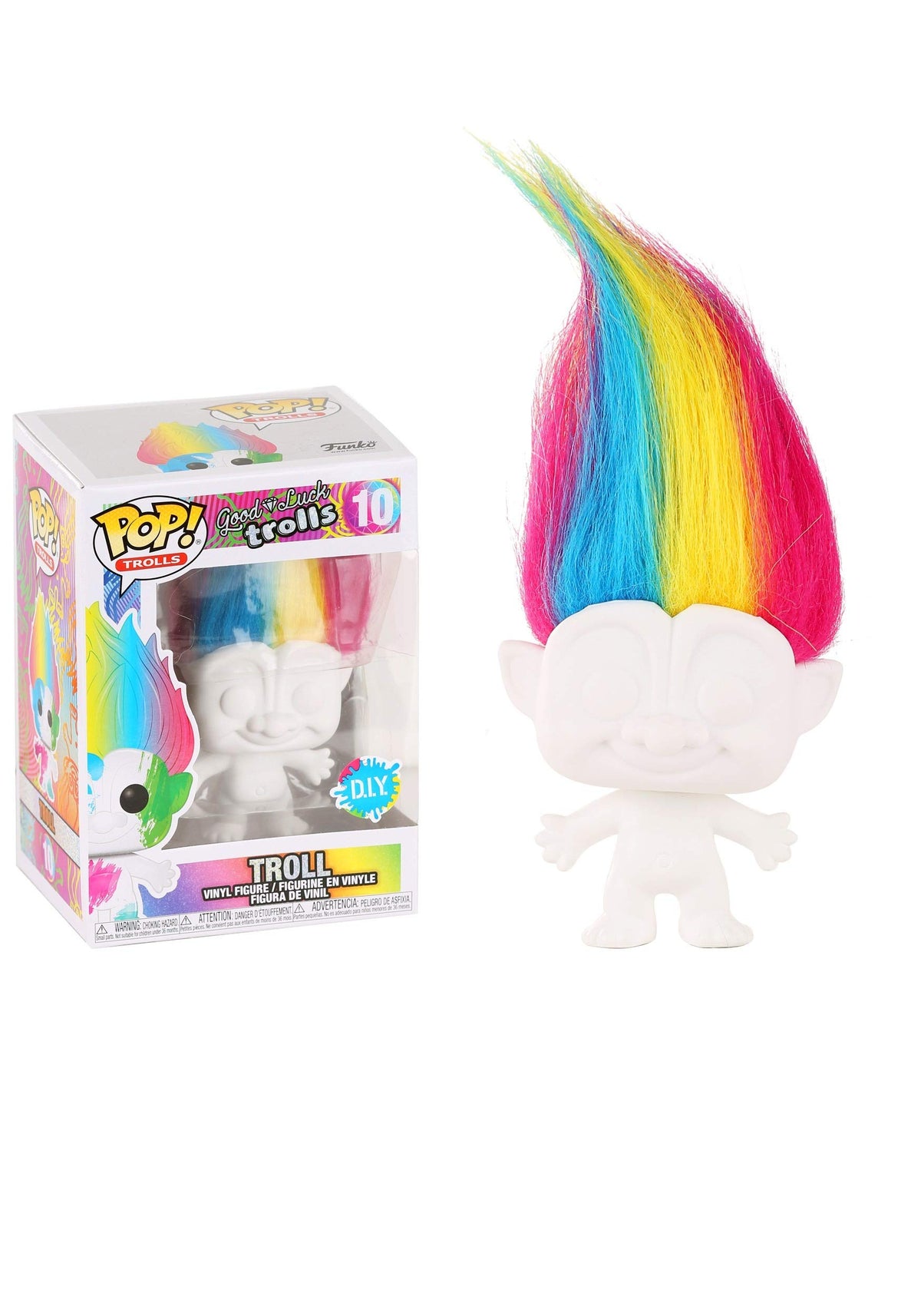 Funko POP! Trolls: Troll (Do It Yourself), Multicolor