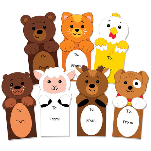 JOYIN 28 Packs Valentines Craft Scratch Cards Animal Bookmarks Set Valentines Day Craft Scartch Off Cards Set for Kids Valentine Art and Craft Party Supplies Classroom Gifts Valentine Bookmark Crafts