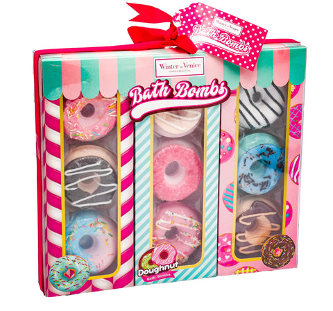 Winter In Venice Doughnut Bath Bomb - Set of 9 Doughnut Bath Bombs