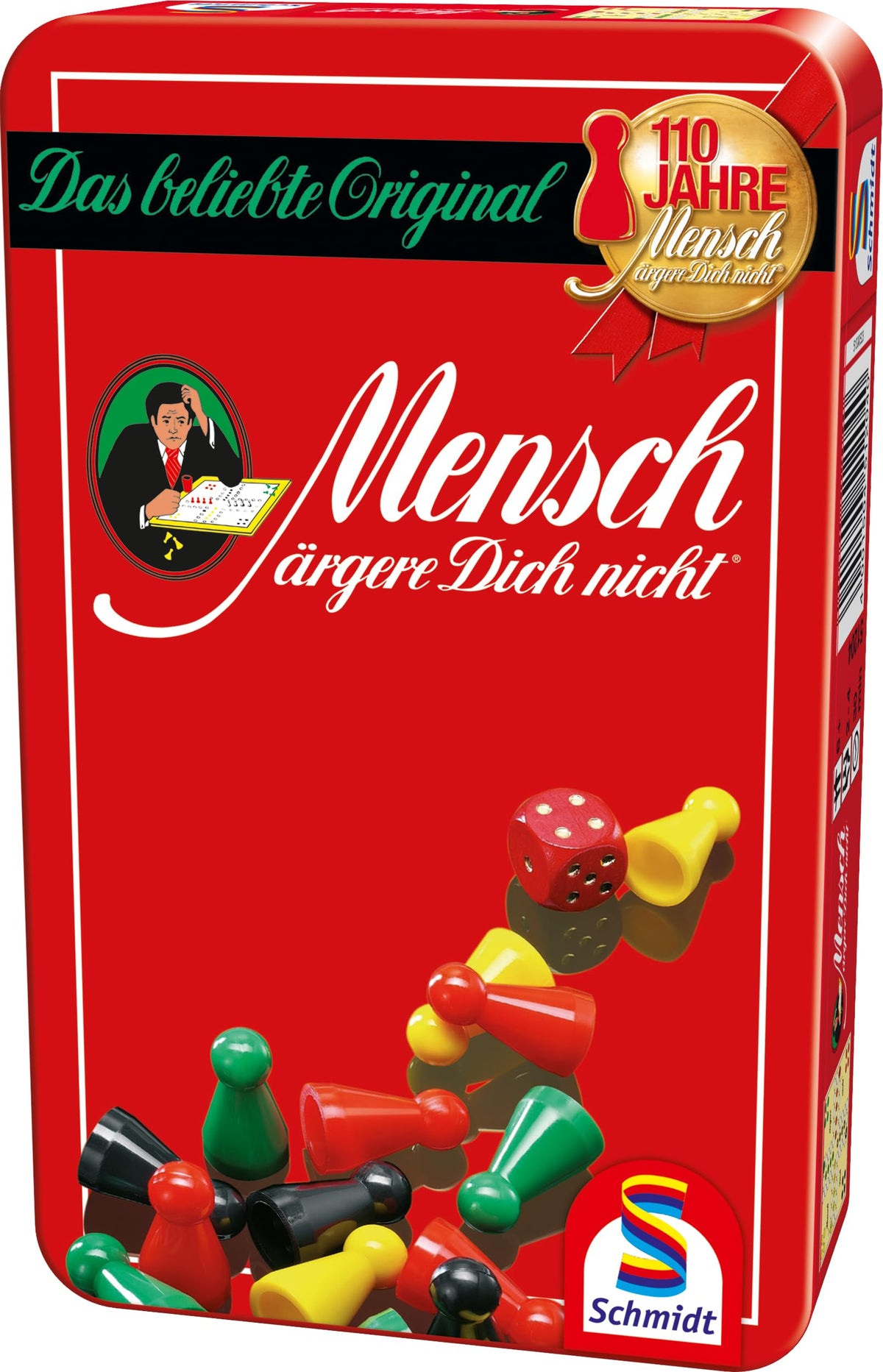 Schmidt Spiele 51204 Ludo in Metal Tin (Travel Game)