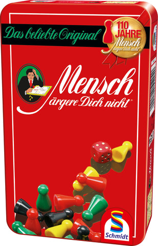 Schmidt Spiele 51204 Ludo in Metal Tin (Travel Game)