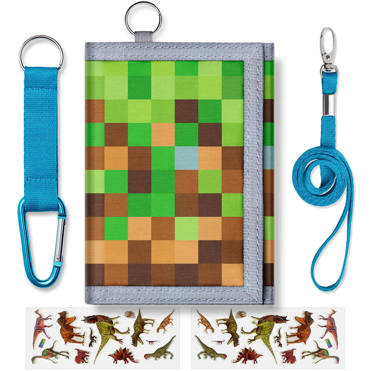 Kids Wallets for Boys With Coin Pocket, Boys Wallets for Kids Ages 4-8 5-7, Toddler Trifold Wallet for Boys With 9 Card Holders,Novelty Wallet for Childrens Birthday Gifts