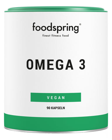 foodspring Omega 3 Capsules, 90 Caps, Vegan Power for Heart and Circulation, Made in Germany