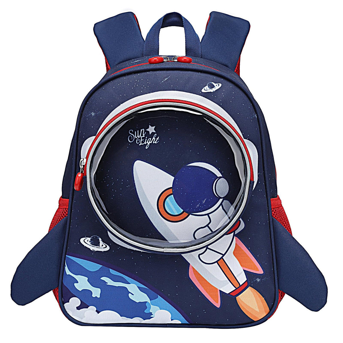 Sunborls Toddler Cartoon 2-6 Years old Preschool Budding Fun Schoolbag,Kindergarten Backpack,Cute Backpack for Kids Boys Girls,Astronaut Treasure Blue