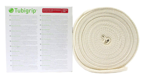 Tubigrip Elasticated Tubular Bandage - Size D - 10m Roll