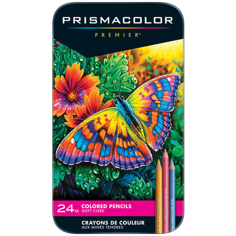 Prismacolor Premier Colored Pencil Set 24/Tin