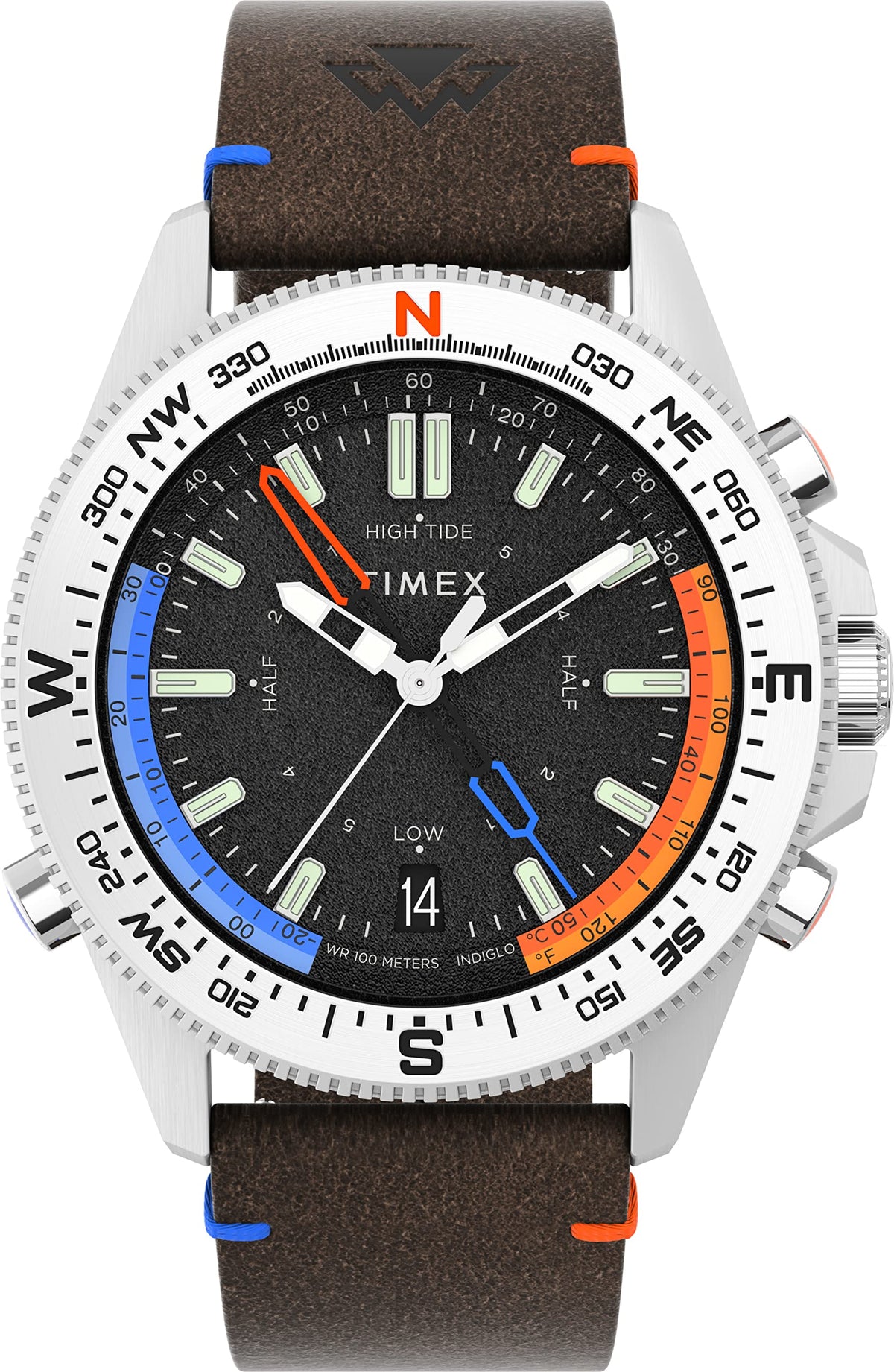 Timex Men's Analogue Quartz Watch with Leather Strap TW2V64400