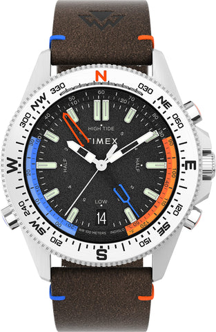 Timex Men's Analogue Quartz Watch with Leather Strap TW2V64400