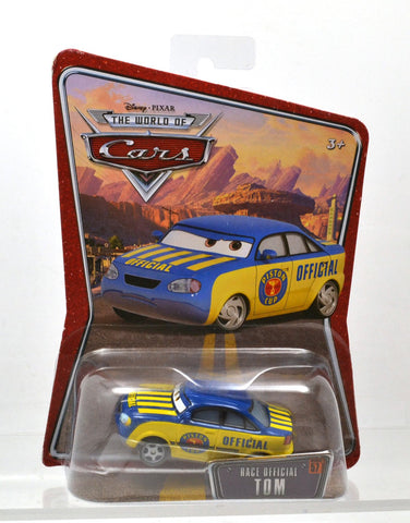 RACE OFFICIAL TOM #57 Disney / Pixar CARS 1:55 Scale THE WORLD OF CARS Die-Cast Vehicle