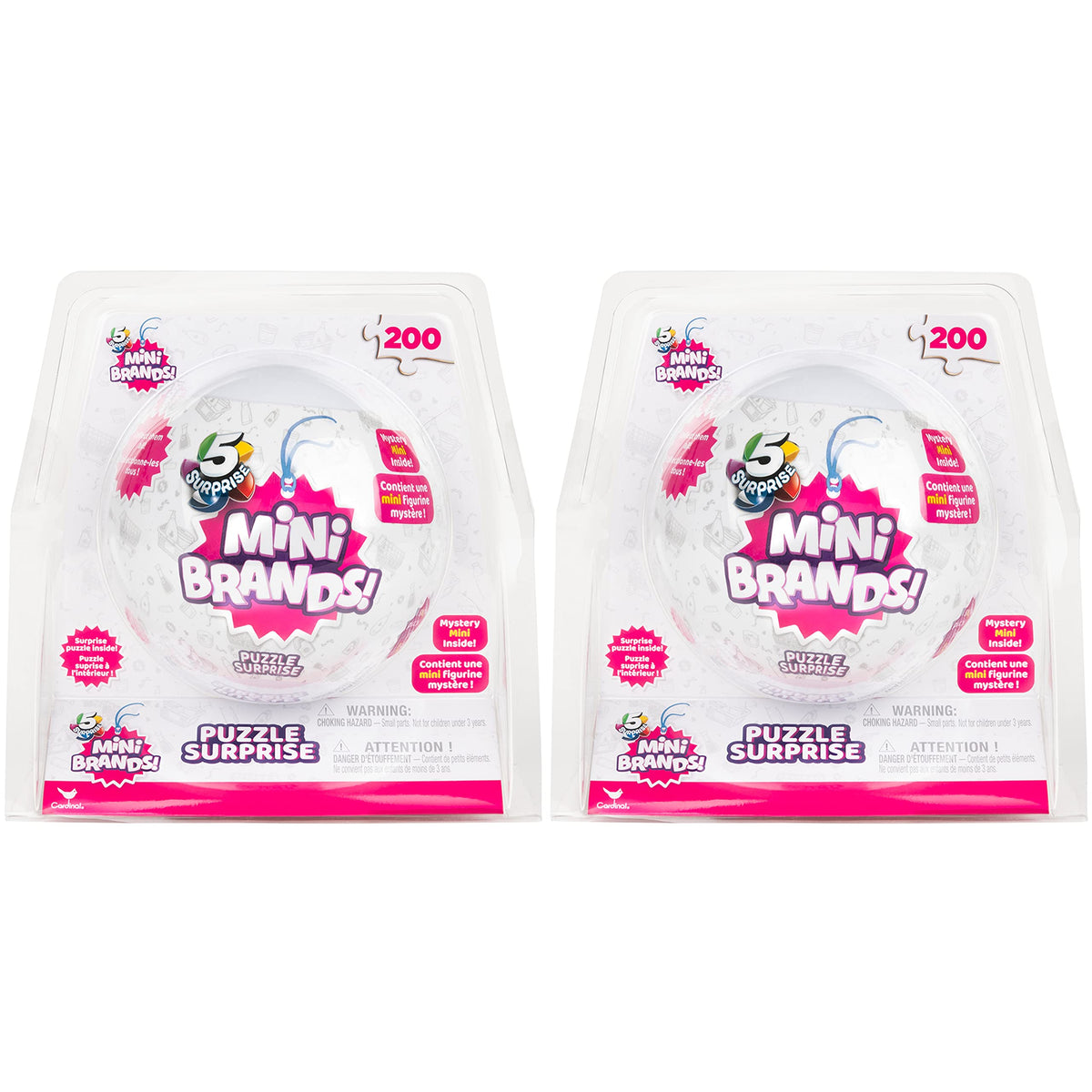 Spin Master Games Mini Brands Mini Market Dash Food Game, for Families and Kids Ages 5 and up