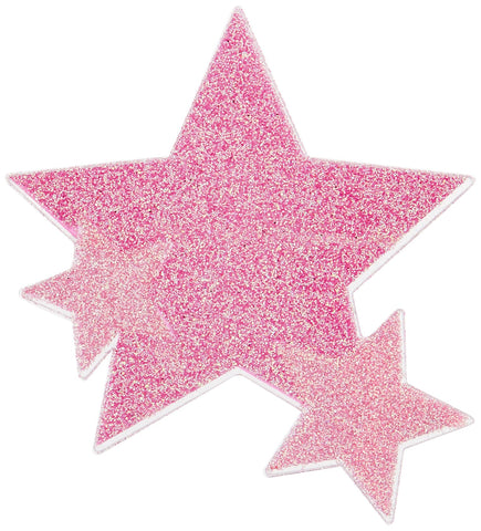 Amscan #1 Non Toxic Glitter Self-Adhesive Body Jewelry, Pink
