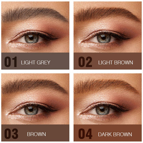 Jutqut 2PCS Waterproof Eyebrow Gel, Eyebrow Tinted Brow Gel, Tinted Thickening Brow Mascara, Brow Fast Sculpt, Transfer-proof, Brush to Fill in Eyebrows 02# Light Brown