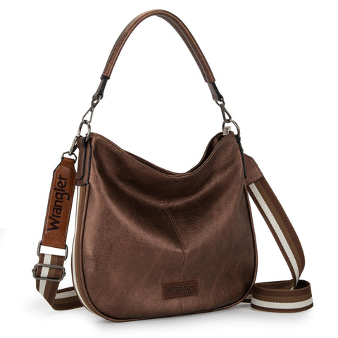 Wrangler Hobo Bags for Women Shoulder Bag Purse for Women Purses and Handbags for Women Leather Medium Size Ladies Handbags with Crossbody Strap