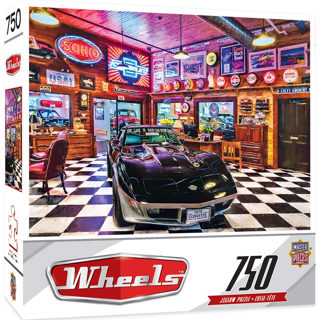 MasterPieces Wheels 750 Puzzles Collection - Black Beauty 750 Piece Jigsaw Puzzle