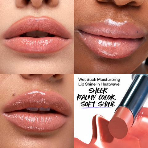 Kosas The Wet Undressed Set - Nude Sheer Lipstick + Lip Oil Set, Hyaluronic Acid & Peptides for Plump, Fullness Look & Kissable Softness Hydrated Lips - Tingle-Free Lip Care Kit