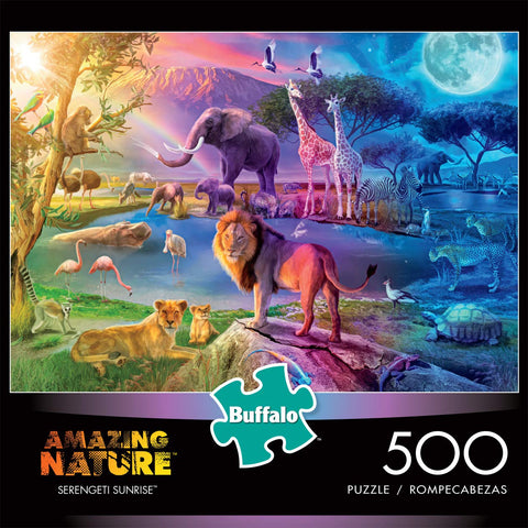 Buffalo Games - Serengeti Sunrise - 500 Piece Jigsaw Puzzle