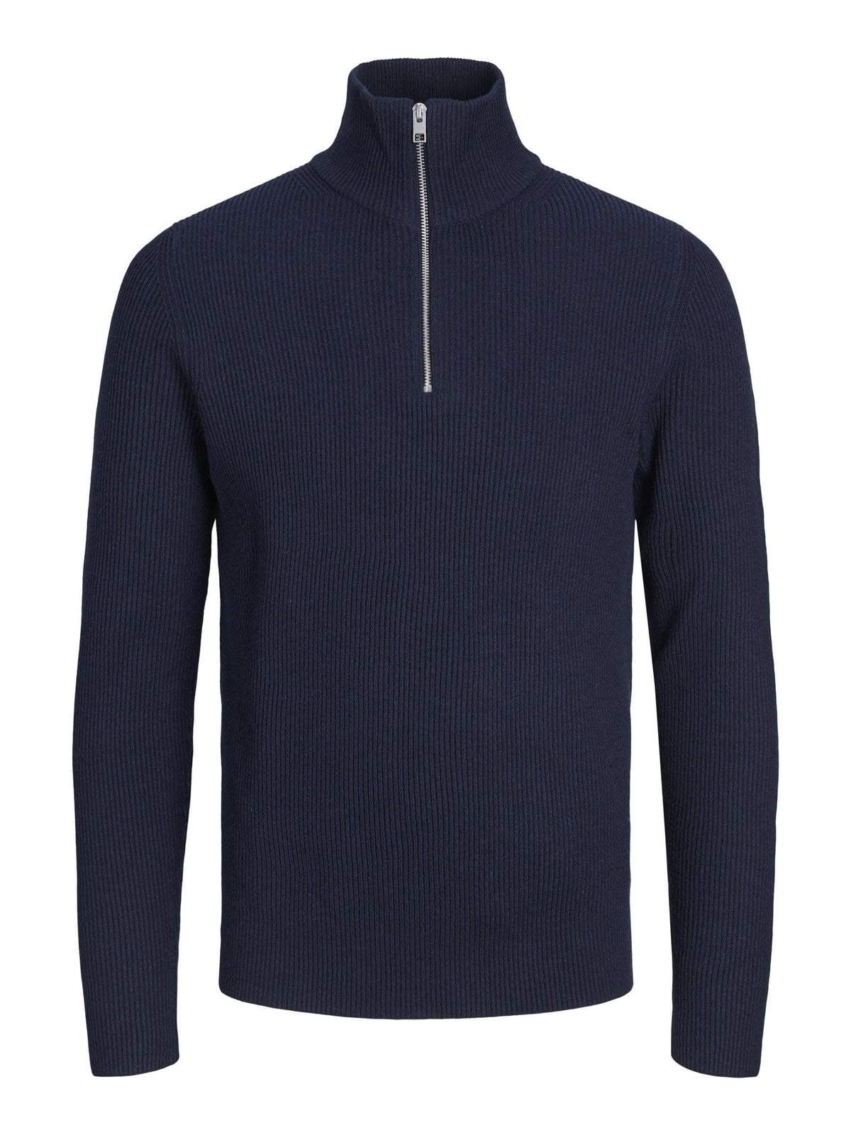 JACK & JONES Men's Jprperfect Knit Half Zip Sn Sweater, Maritime Blue, M