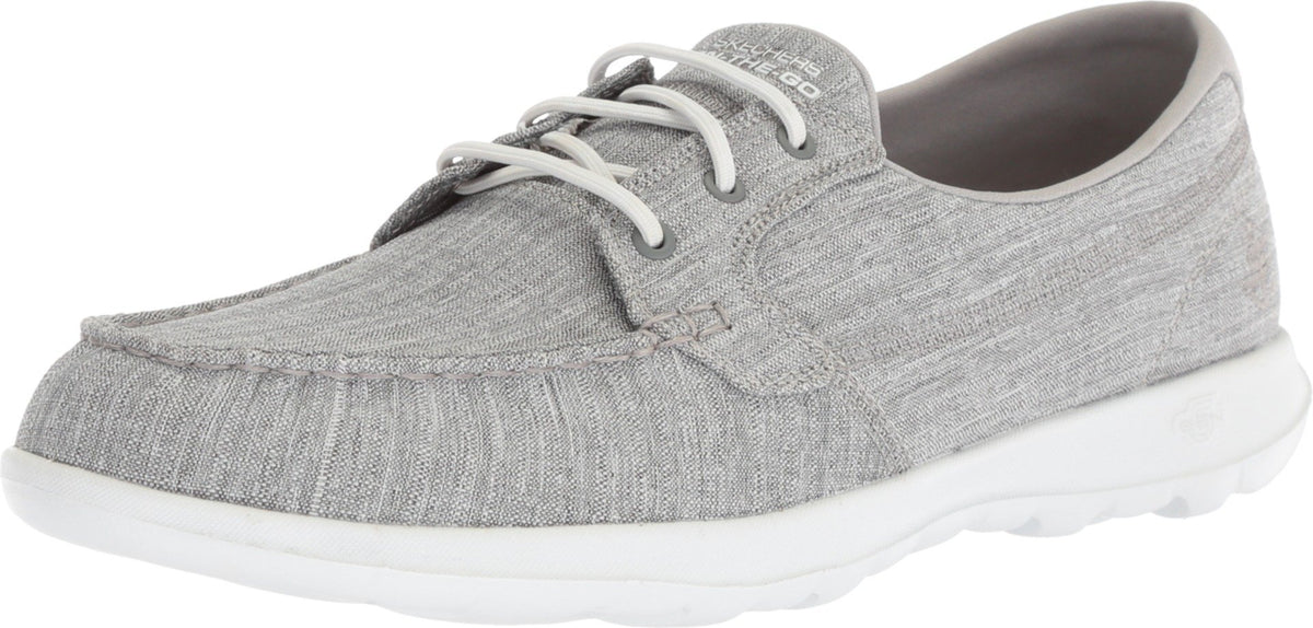 Skechers Performance Women's Go Walk Lite-15433 Boat Shoe,gray,12 M US