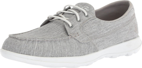Skechers Performance Women's Go Walk Lite-15433 Boat Shoe,gray,12 M US