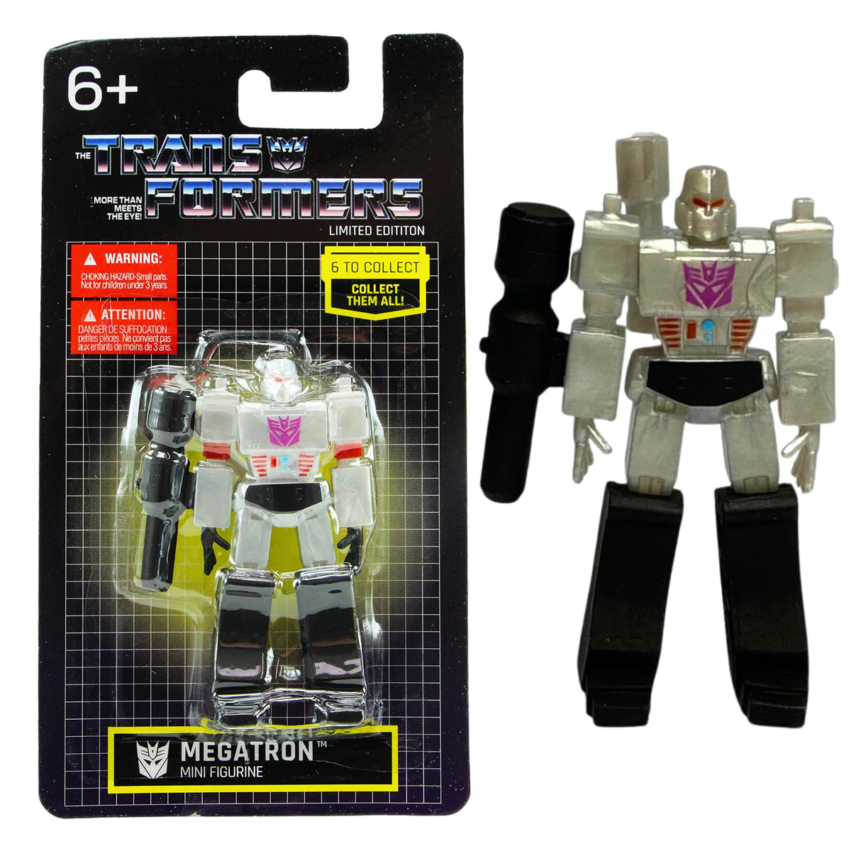 Limited Edition Original Transformers 2.5" Mini Figure Megatron