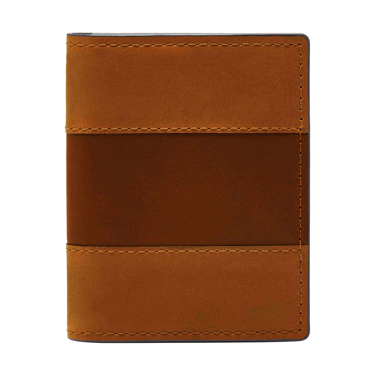 Fossil Men's Everett Leather Bifold Card Case Wallet, Brown, (Model: ML4399210)