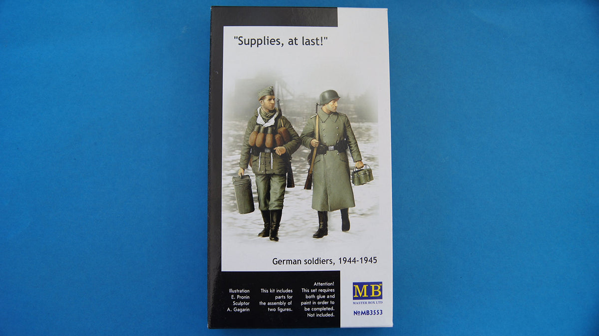 Master Box Supplies At Last! German Soldiers 1944-45 (2) Figure Model Building Kits (1:35 Scale)