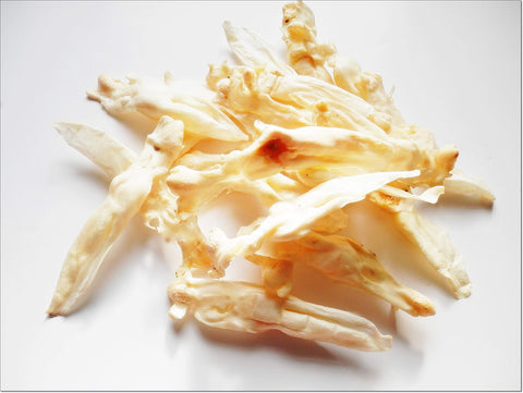 DriedDogTreats - 100% Natural Dried White Rabbit Ears, Natural Treats, Training Soft Rabbit Ears, Healthy Snacks For All Dog Sizes