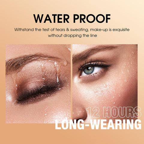 Joyeee Eyeshadow Stick, 8 Colors Waterproof Highlight Eye Shadow Stick, Create Gorgeous Multi-Dimensional Eye Makeup, Long Lasting Cream Contouring Eyeshadow Set(A)