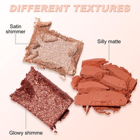 Boobeen 12 Colors Eyeshadow Palette - Matte & Shimmer Highly Pigmented Eye Shadow Powder Makeup, Ultra-blendable Long Lasting Neutral Eye Palette, Great for Travel