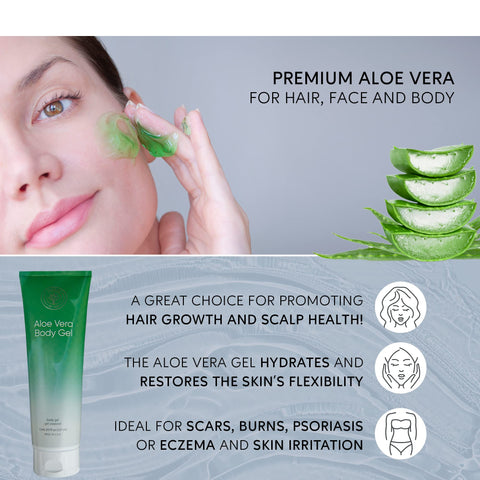 LÃƒÆ’Ã†â€™Ãƒâ€šÃ‚Â¢ÃƒÆ’Ã‚Â¢ÃƒÂ¢Ã¢â€šÂ¬Ã…Â¡Ãƒâ€šÃ‚Â¬ÃƒÆ’Ã‚Â¢ÃƒÂ¢Ã¢â€šÂ¬Ã…Â¾Ãƒâ€šÃ‚Â¢EUDINE Aloe Vera Gel - 8Fl Oz Aloe Vera Lotion - Premium Aloe Vera for Hair, Face and Body - Rich in Nutrients and Vitamins - Ideal for Burns, Scars, Massage