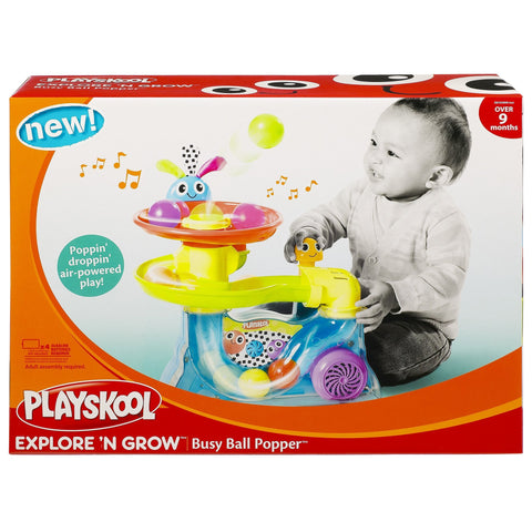 Playskool Explore ÃƒÂ¢Ã¢â€šÂ¬Ã‹Å“N Grow Busy Ball Popper Musical Toy; Provides Opportunity for Baby and Toddler to Practice Motor Skills