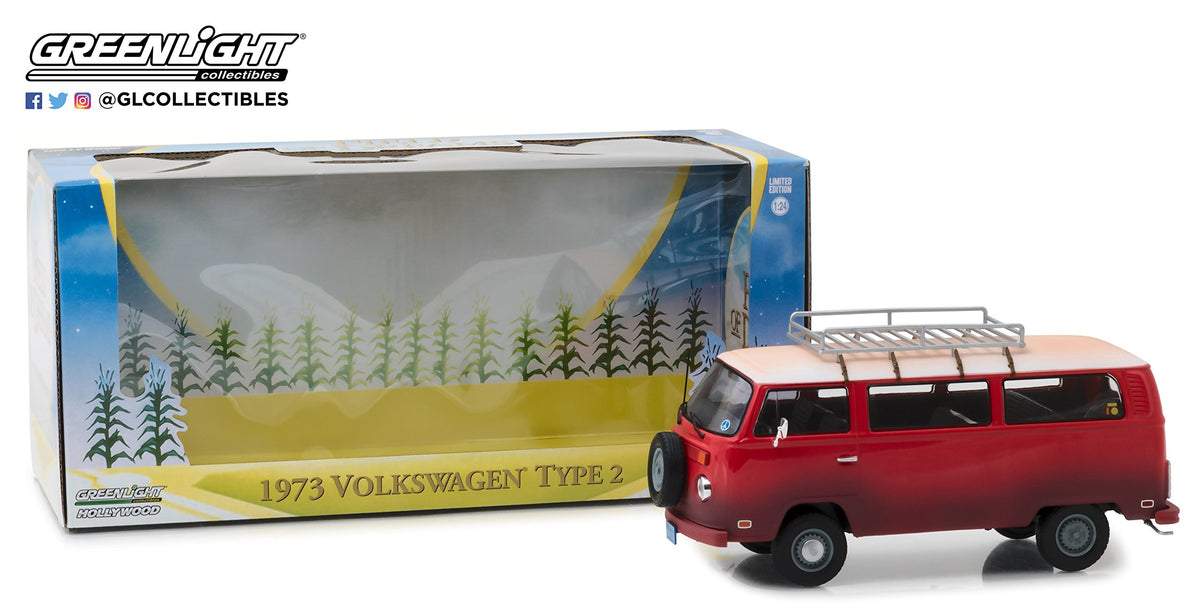 1:24 1973 Volkswagen Type 2 (T2B) Bus - Field of Dreams (1989), True-to-Scale Detail, Limited Edition (84034)