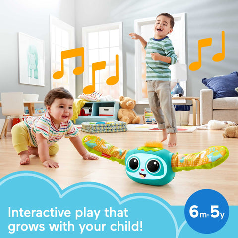 Fisher-Price RollinÃƒÆ’Ã†â€™Ãƒâ€šÃ‚Â¢ÃƒÆ’Ã‚Â¢ÃƒÂ¢Ã¢â€šÂ¬Ã…Â¡Ãƒâ€šÃ‚Â¬ÃƒÆ’Ã‚Â¢ÃƒÂ¢Ã¢â€šÂ¬Ã…Â¾Ãƒâ€šÃ‚Â¢ Rovee Learning Toy with Music Lights and Smart Stages Educational Content for Baby Toddler and Preschool Kids