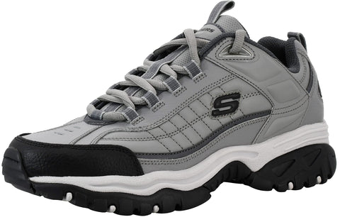 Skechers Men's Energy Afterburn Lace-Up Charcoal/Grey Sneaker 10 W US