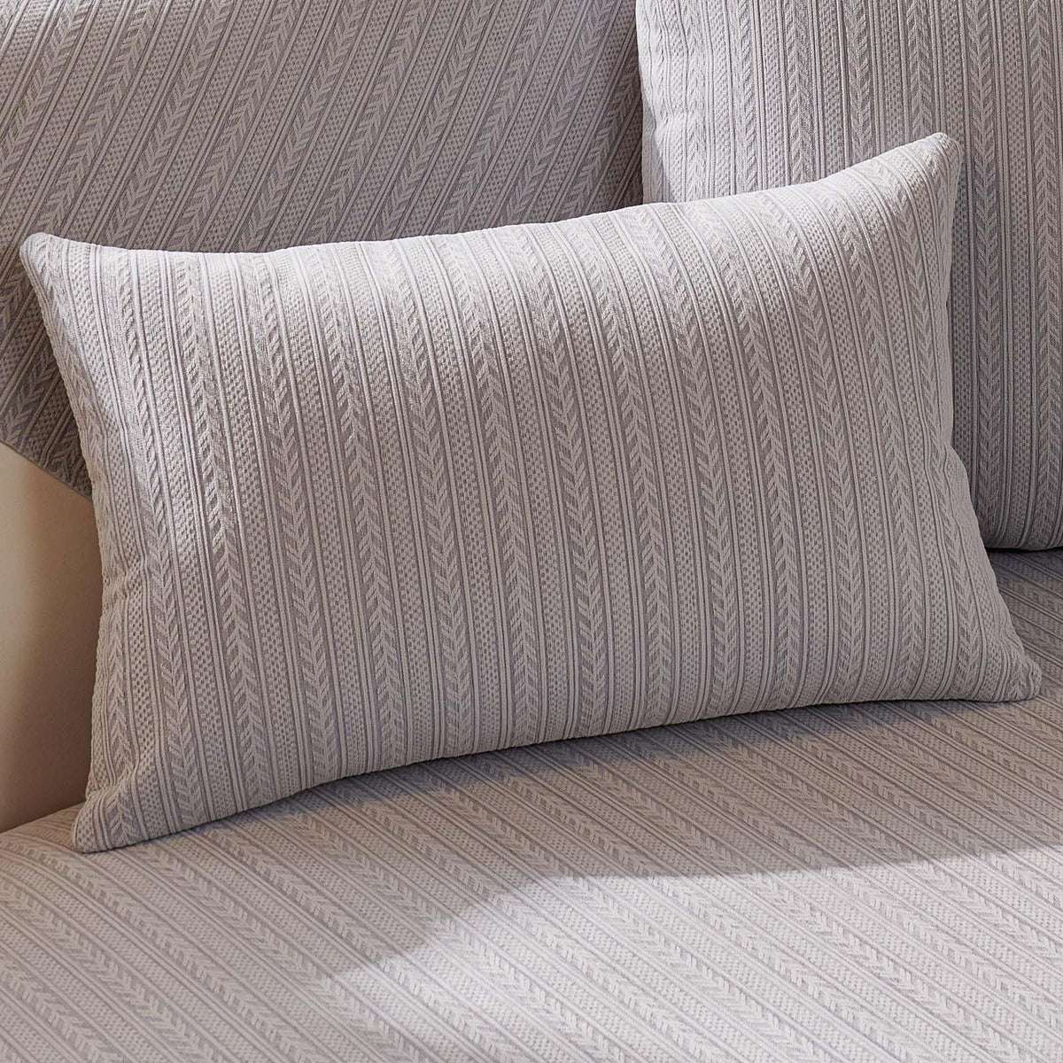 JUNLEBUYI Sofa Slipcovers, Chenille Sofa Cover 3 Seater / 4/2 / 1 Seater Universal Sofa Cover L Shape Waterproof Sofa Covers Non Slip Sofa Throws Sofa Protectors From Pets (Cushion Cover 30cm,Grey)