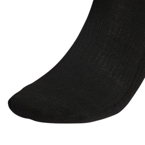 adidas Men's Athletic Cushioned Crew Socks with Arch Compression for a Secure fit (6-Pair), Black/Aluminum 2, Large