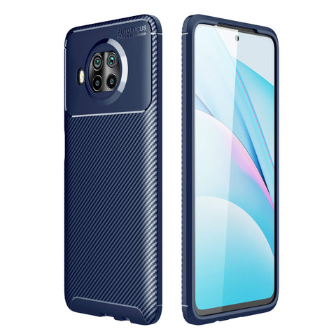 TingYR Case for Xiaomi Mi 10T Lite 5G, Ultra Slim Flexible TPU Shock Absorption, Anti-Scratch, Premium Flexible Rubber Cover, Cover for Xiaomi Mi 10T Lite 5G Smartphone.(Blue)