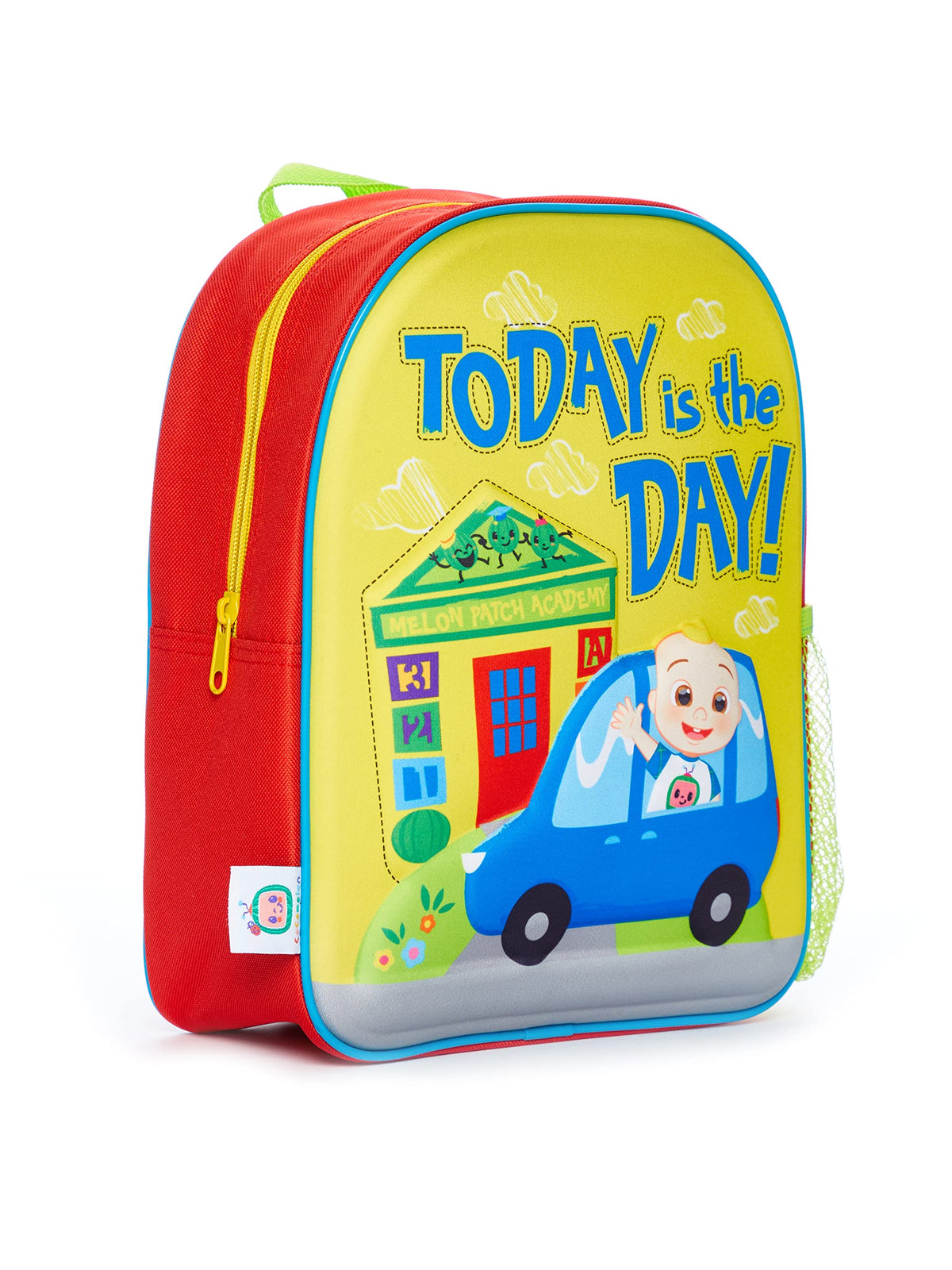 CoComelon Today Is The Day Childrens Backpack Yellow