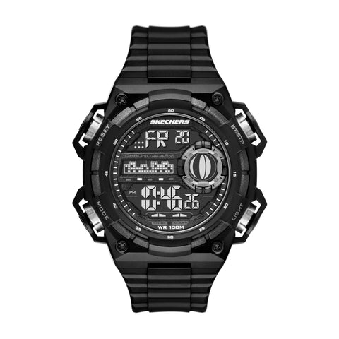 Skechers Men's Sturgess Digital Black Polyurethane Watch (Model: SR1169)