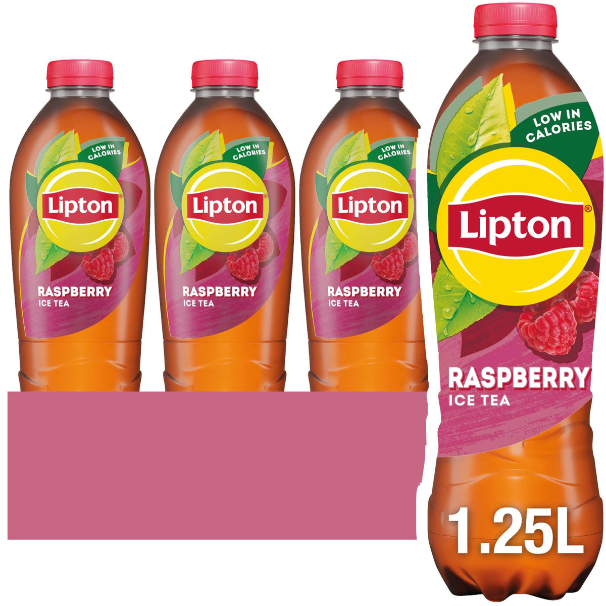 Lipton Raspberry Ice Tea, 1.25L (Pack of 6)
