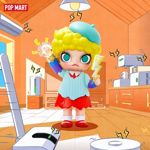 POP MART Molly My Instant Superpower Series Blind Box Figures, Random Design Mystery Toys for Modern Home Decor, Collectible Toy Set for Desk Accessories, Single Box