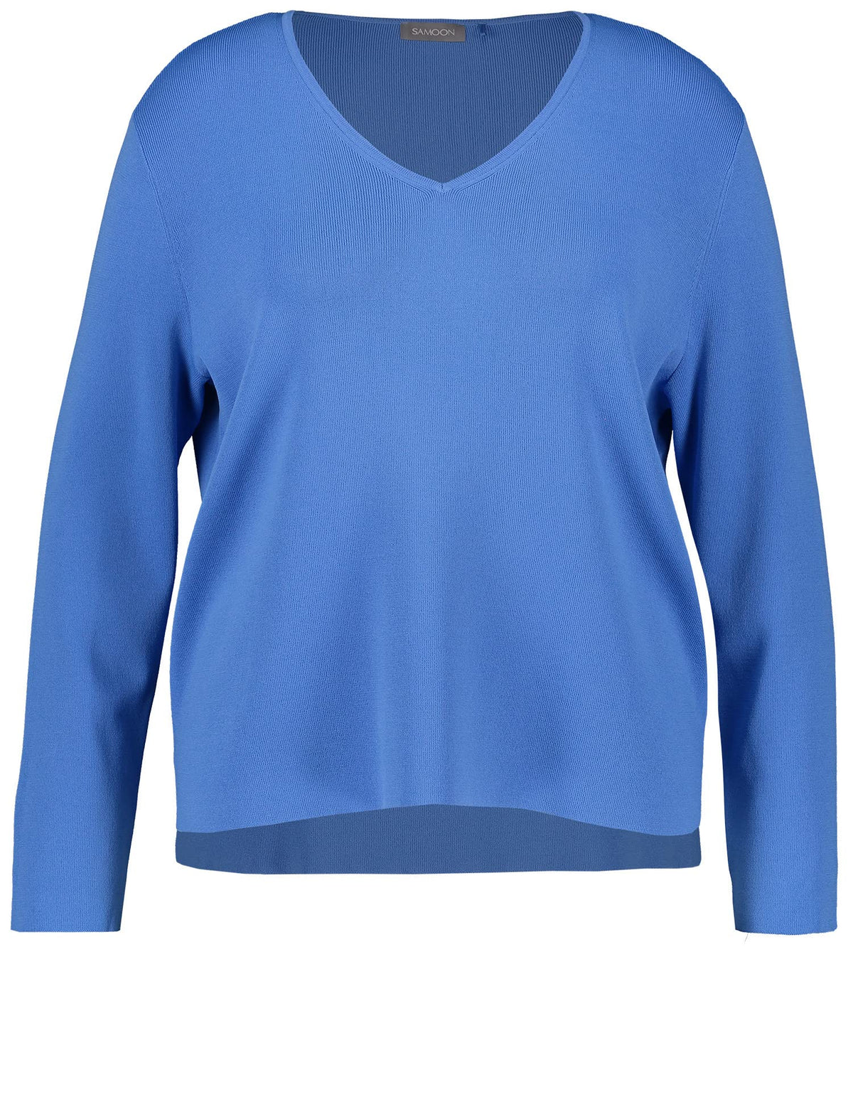 Samoon Women's 272004-25109 Sweater, Blue Bonnet, 18