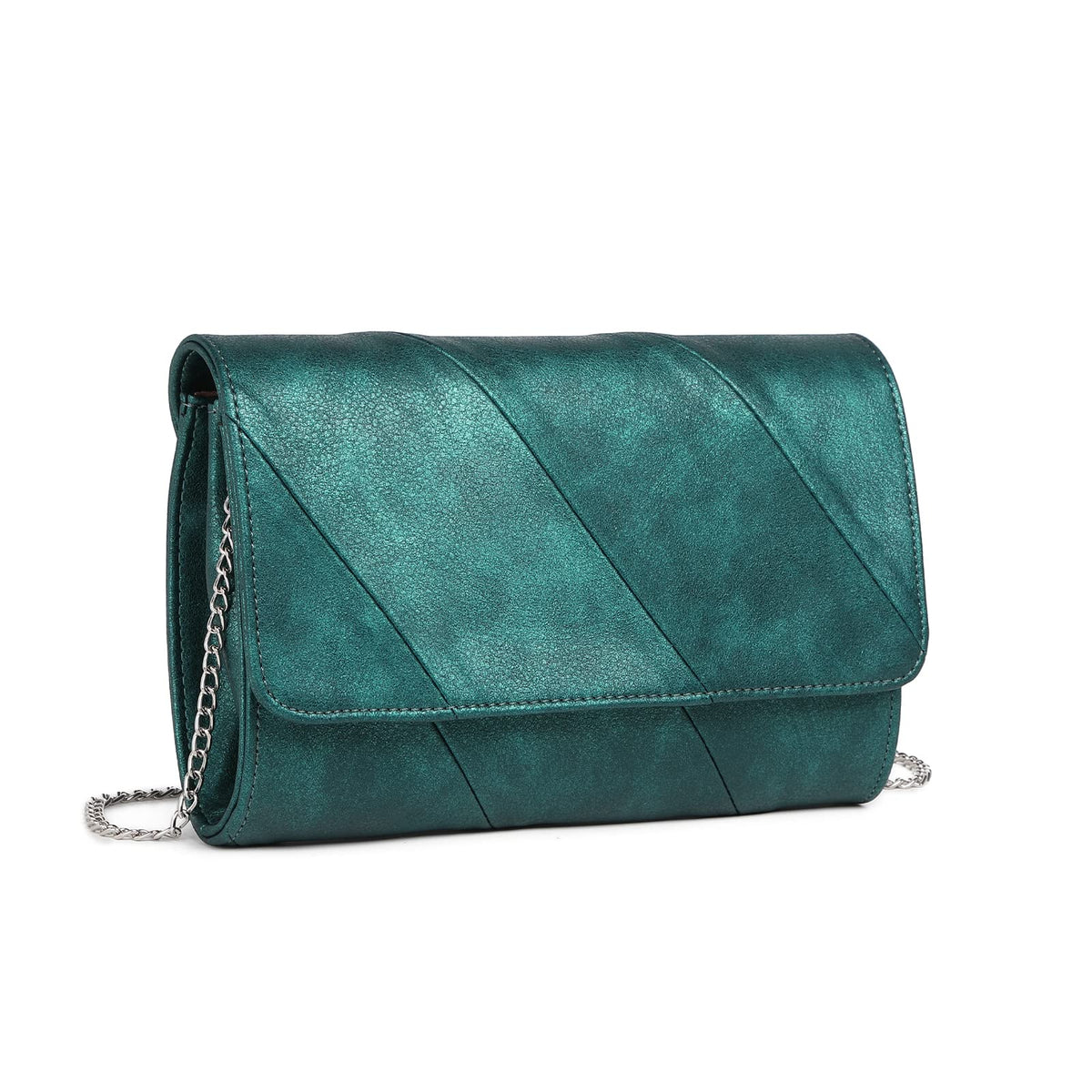 Miss Lulu Womens Clutches, Shoulder Crossbody Evening Bag, Large capacity Bag, Suitable for Party, Wedding, Banquet, Prom